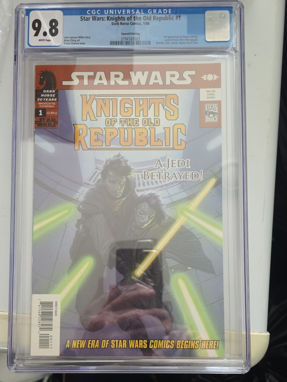 Star Wars, Knights Of The Republic 1 (Second Printing)